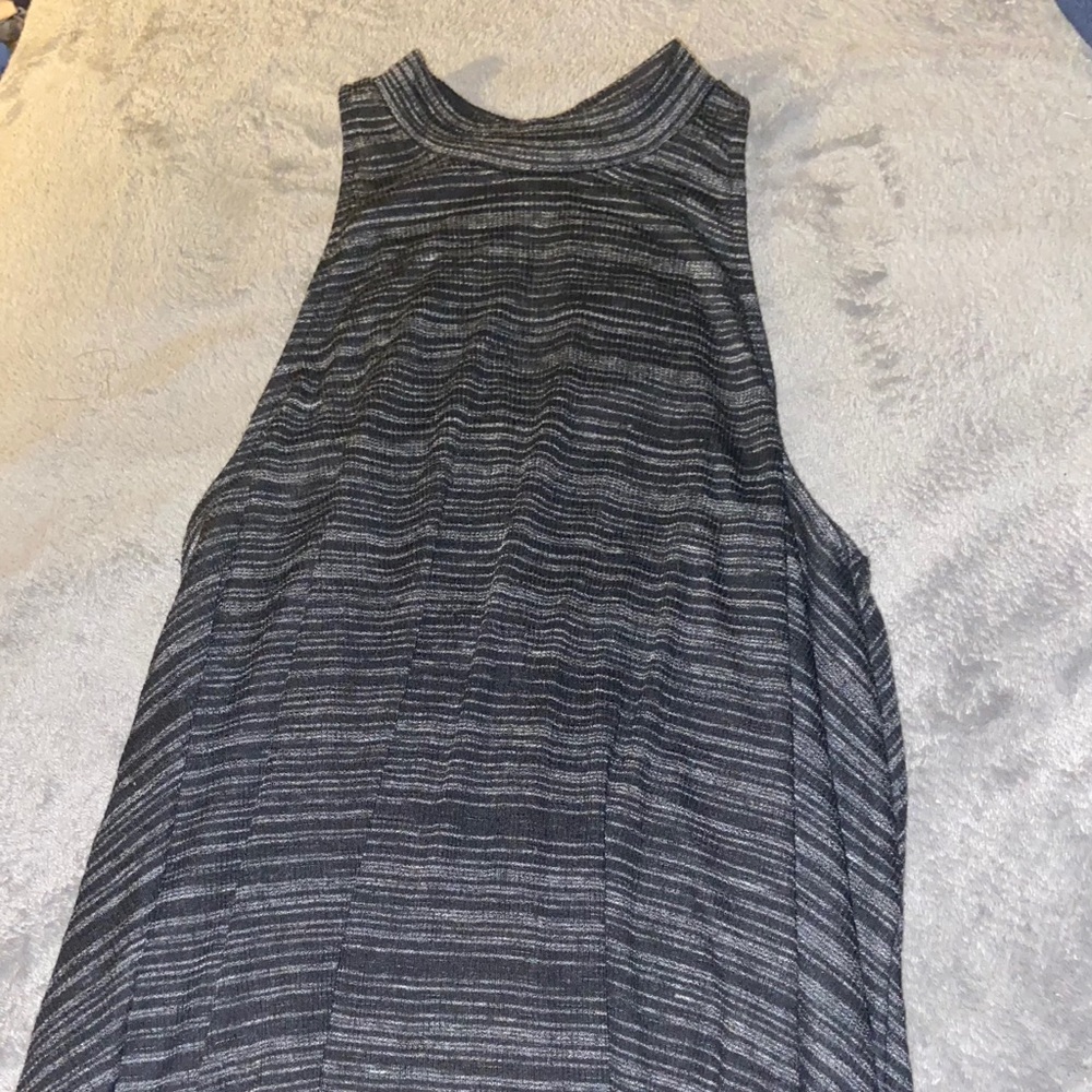 Express flowery black shirt